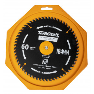Saw Blade Thin Kerf 184 X 60t 20/16 Tct