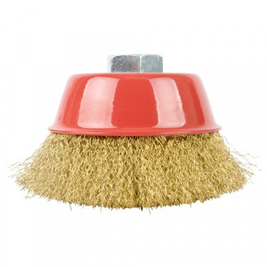 Wire Cup Brush Crimped 100mmxm14 Bulk