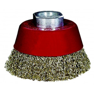 Wire Cup Brush Crimped 150mmxm14 Blister