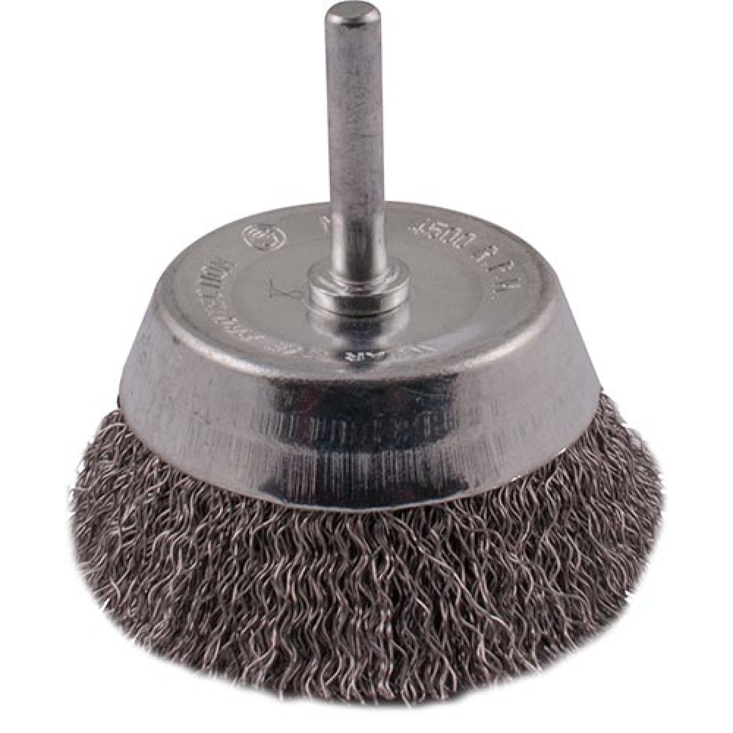 Wire Cup Brush 63mm 6mm Shaft Stainless Steel