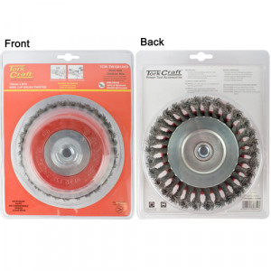 Wire Cup Brush Twisted 150mm X M14 With 0.80mm Wire Heavy Duty