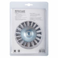 Wire Cup Brush Twisted Bevel Plain 115mmxm14 Blister