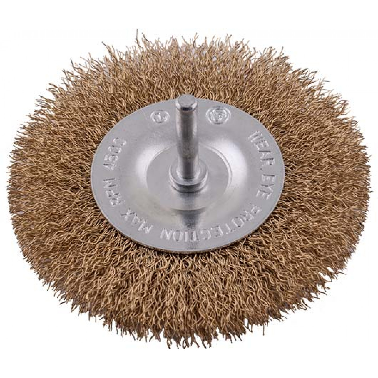 Wire Wheel Brush 100mm X 6mm Shaft Blister
